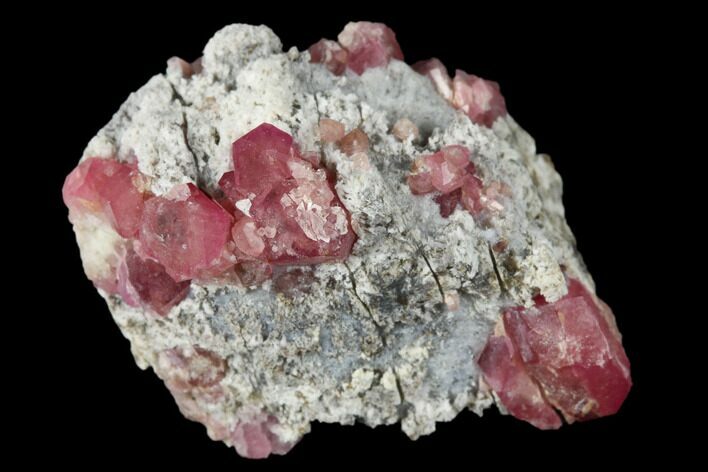 Raspberry Garnets (Rosolite) in Matrix - Mexico #175226